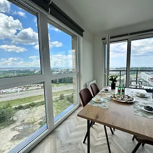  Apartament Maya's Flats & 101 Sea View - 3 Pokojowy Z Widokiem Na Morze Na Letnicy